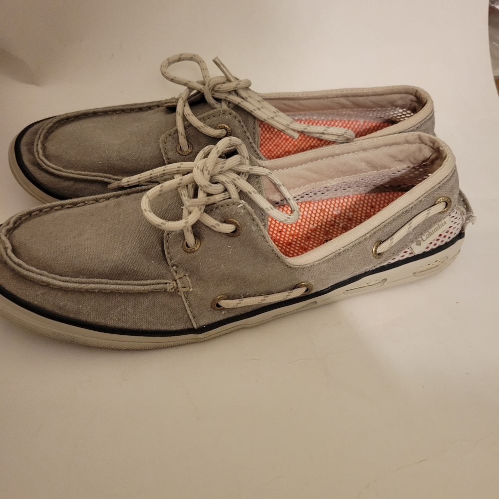 Columbia Vulc N Vent Canvas Boat Shoes 10 - Picture 4 of 8